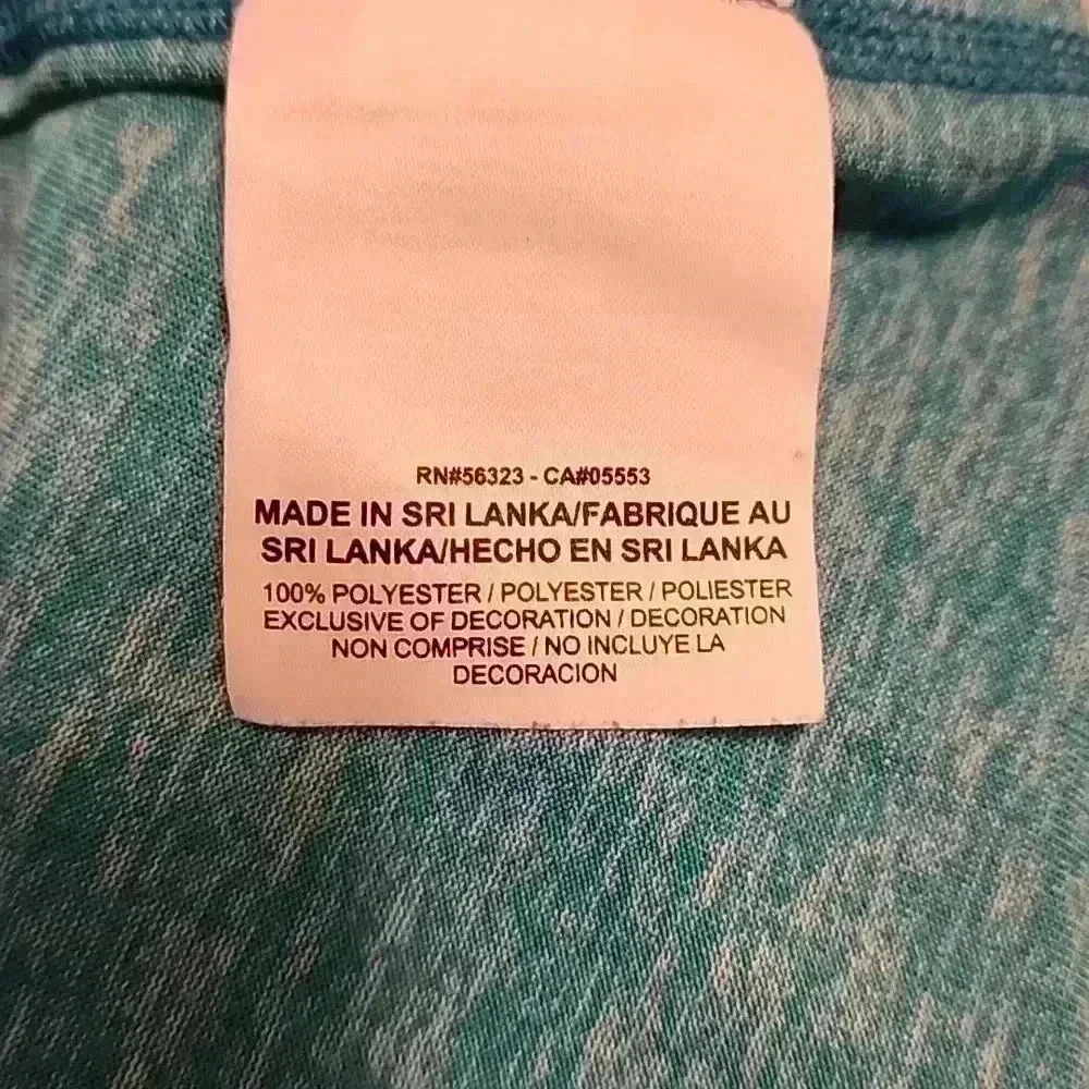Nike Dri Fit Tank Teal XS